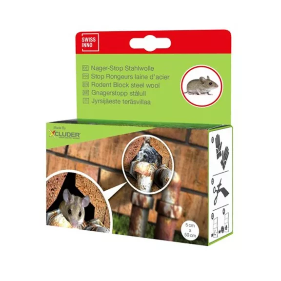 Acélgyapot "Rágcsáló STOP!" SWISSINNO SuperCat (5cmx50cm) Acélgyapot "Rágcsáló STOP!" SWISSINNO SuperCat (5cmx50cm)