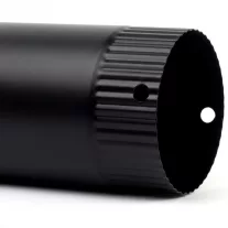 120mm kályhacső fekete 100cm