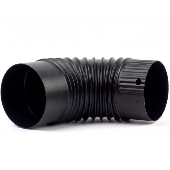 130mm kályhacső könyök fekete 130mm kályhacső könyök fekete